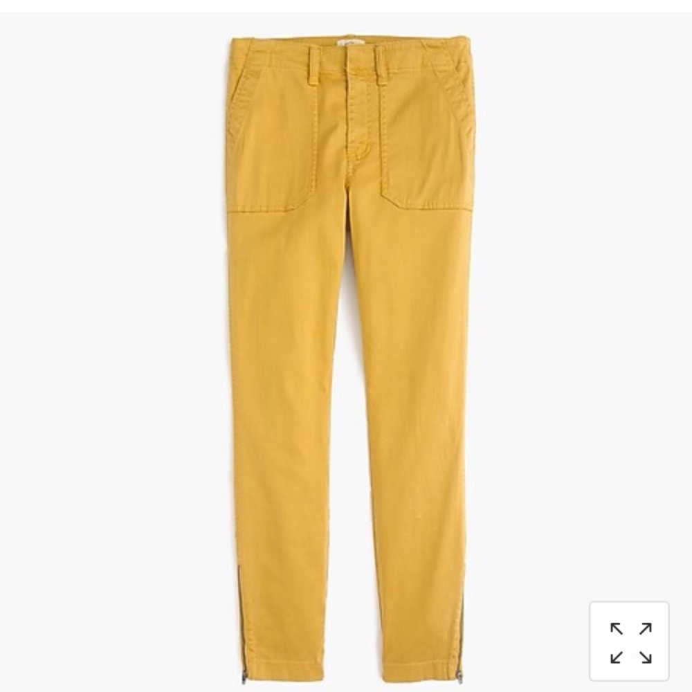 J. Crew skinny cargo pants with zippers